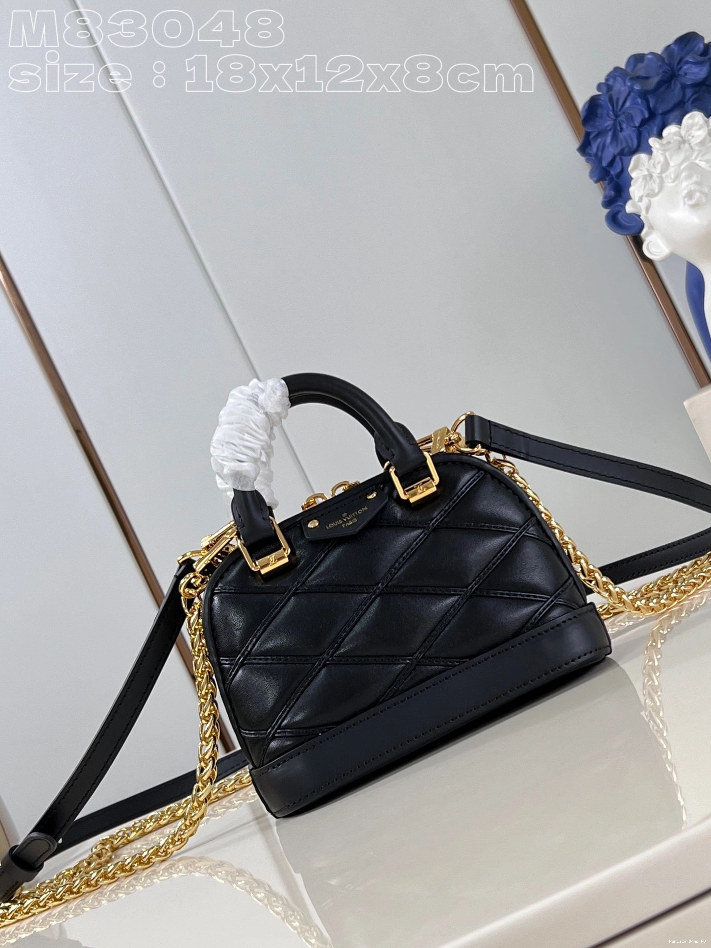 Cheap VUITTON LOUIS Alma-18*12*8cm Nano 0712